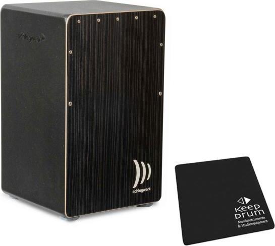 Produktbild Schlagwerk CP91 Cajon Hard Coal Stripes mit Sitzpad (Cajon)