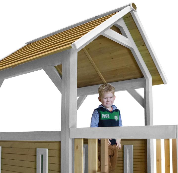 Immagine prodotto Axi Atka Play Tower Bruin/wit - Scivolo verde lime