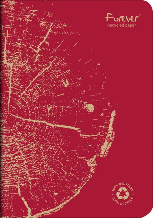 Image du produit Calligaphe Carnet piqué FOREVER PREMIUM 100% recyclé A5 96 pages petits carreaux papier recyclé blanc 90 g - As (A5, Quadrillé)