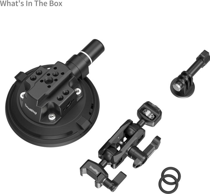 Actual product image SmallRig 4236C 4" Suction Cup Camera Mount Kit for Vehicle Shooting