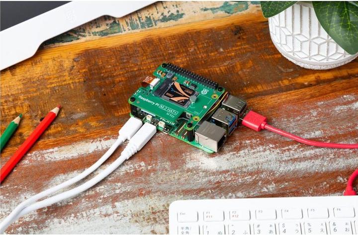 Actual product image Raspberry Pi Official M.2 HAT+ for 5