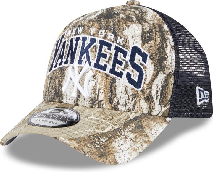 Produktbild New Era A-Frame Trucker Cap - New York Yankees real tree (One Size)