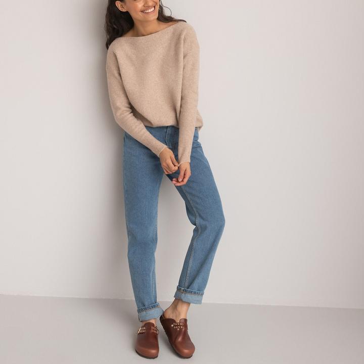 Actual product image La Redoute Collections Jumper with boat neckline (XL)