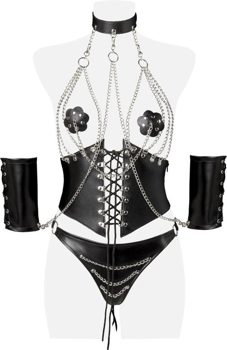 Image du produit Grey Velvet Ensemble de corsage 4 pièces S-M (S, M)