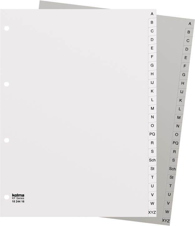 Kolma Register A4 strong A-Z 24-teilig grau