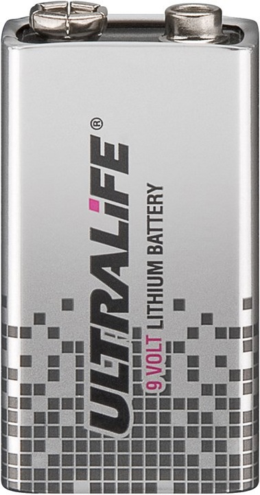 Actual product image Ultralife 6F22 /9V BlockU9VL-J-P (1 pcs., 9V Block, 1200 mAh)