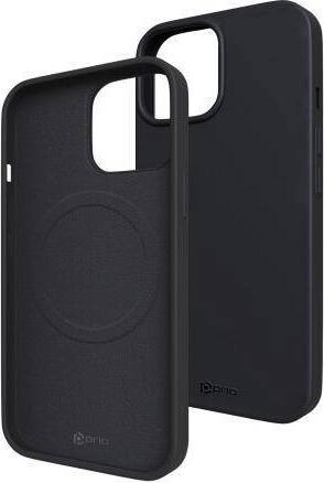 prio Silicone protective case MAG for iPhone 15 (6.1 inch) black (Apple iPhone 15)