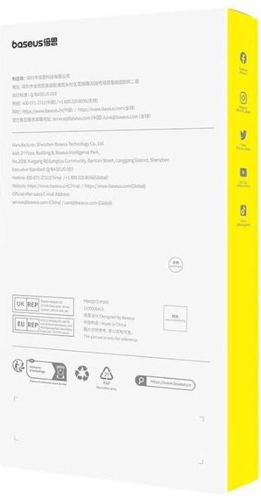 Immagine prodotto Baseus Vetro temperato Privacy Superior per iPhone 15 + 2x kit di pulizia e EasyStick (trasparente) (1 pz., Apple iPhone 15)