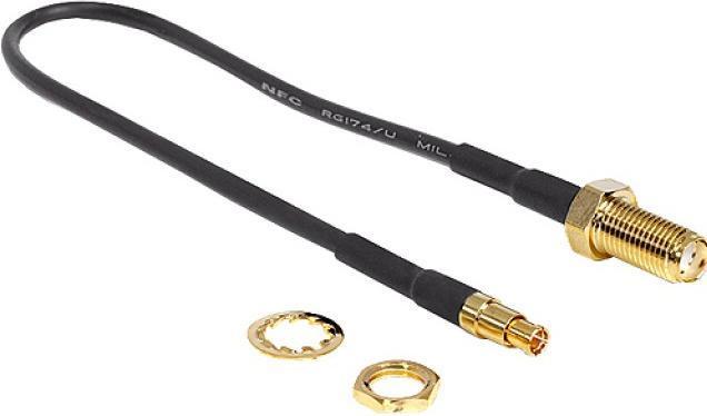 Produktbild Delock GSM/3G/4G TS-9 Stecker zu SMA Adapter, 20cm (Antennenkabel)