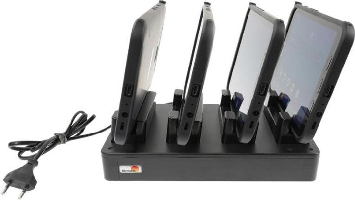 Actual product image Brodit 216080 - Free standing - Plastic - Black - Contact - 110 - 240 V - 0.8 A