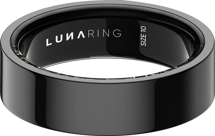 Produktbild Luna Ring Smart Ring Gen 2 Midnight Black Grösse 7 (7, Midnight Black)
