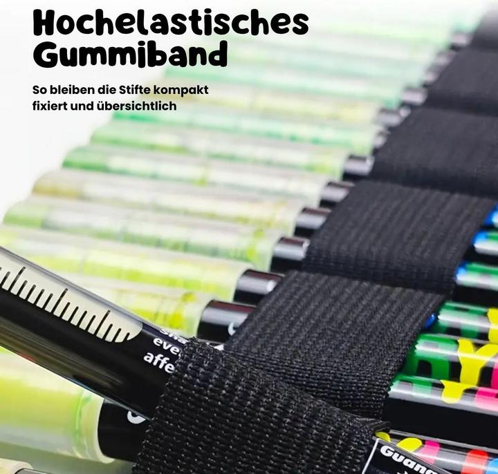 Image du produit Hermex 240-tlg. Set Acrylmarker Acryl Brush Marker Arcrylstifte Pinselstifte