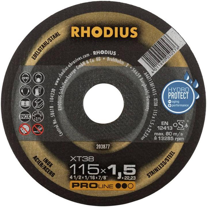 Produktbild Rhodius XT38 TrennscheibenSet