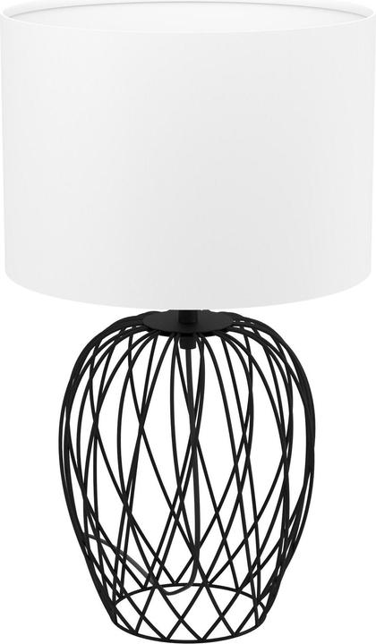 Produktbild EGLO Tischleuchte NIMLET 1x E27 Schwarz/Weiss (E27)