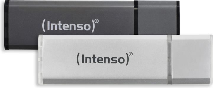 Intenso AluLine USB Drive 32GB double pack 2x32GB - 32 GB (32 GB, USB-A)