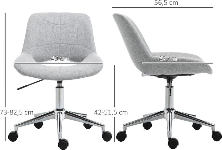 Image du produit Homcom Chaise pivotante