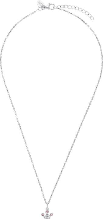 Immagine prodotto Prinzessin Lillifee Collana per bambine, argento 925, vetro | corona (Argento 925, 35 - 40 cm)