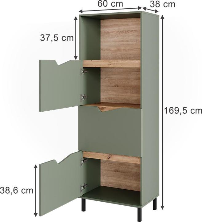 Produktbild Vicco Marelle (60 x 38 x 169.50 cm)