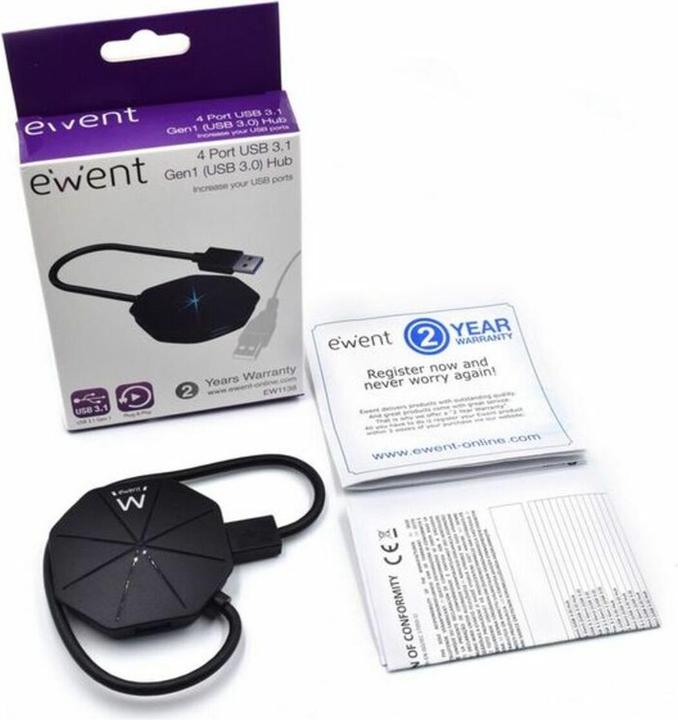Productafbeelding Ewent EW1138 (USB-A, 4 ports)