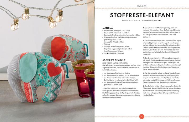 Produktbild Schönes aus Stoffresten nähen I Accessoires, Deko & Geschenke (Deutsch, 2025)
