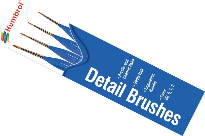Produktbild Hornby Brush Pack - Detail Ergonomic Handle 00, 0, 1, 2
