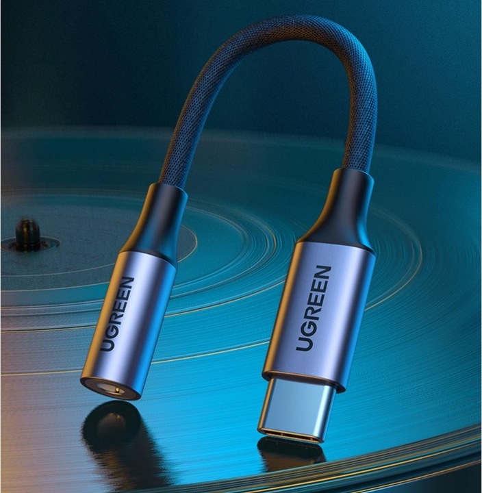 Image du produit Ugreen Adaptateur USB-C vers 3.5mm femelle avec support IPAD Pro et Samsung Note 10 (USB Type C, Jack 3.5mm)