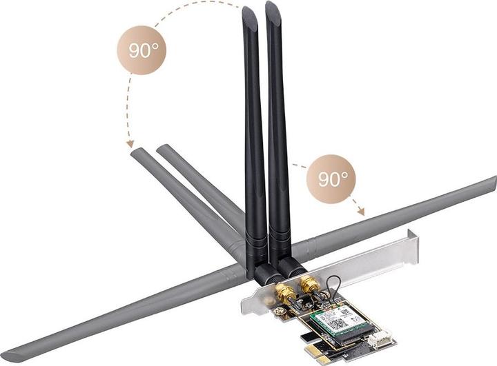 Produktbild Cudy WE3000 network card Internal WLAN / Bluetooth (Mini PCI Express)