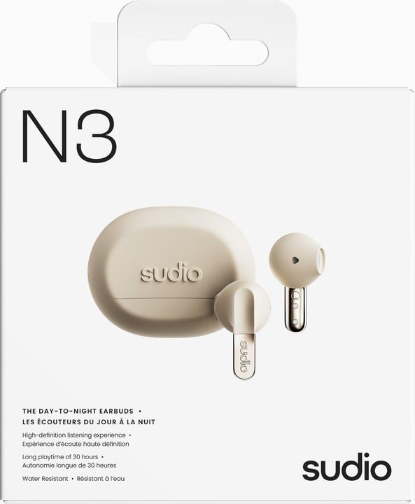 Produktbild Sudio N3 Sand (ANC, 5.50 h, Kabellos)