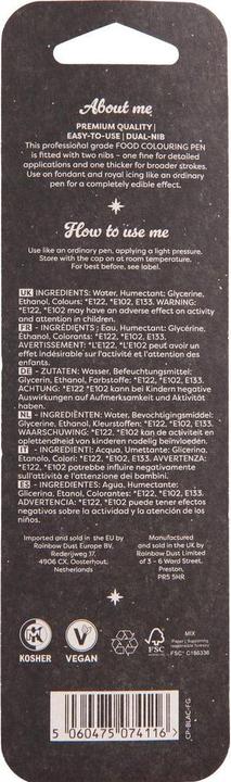 Produktbild Essbarer Kugelschreiber Jet Black