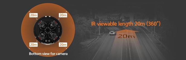 Produktbild Hanwha 32MP 4MP x 4 Channel, AI, IR
