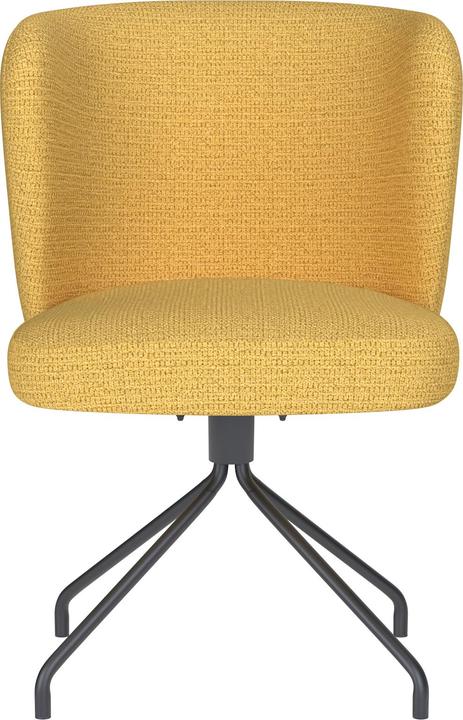 Actual product image White Label Living Chair Stan Ochre Spider Swivel
