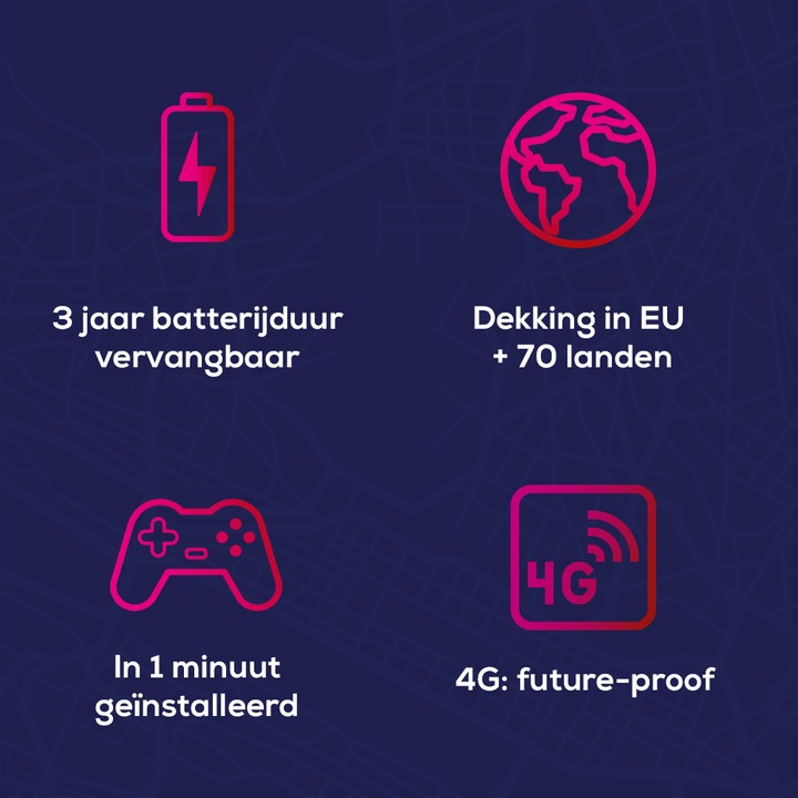 Produktbild Loca 2 GPS Tracker - Geen abonnement nodig - 3 jaar batterijduur - Waterdicht (IP67) - GPS tracker voor A