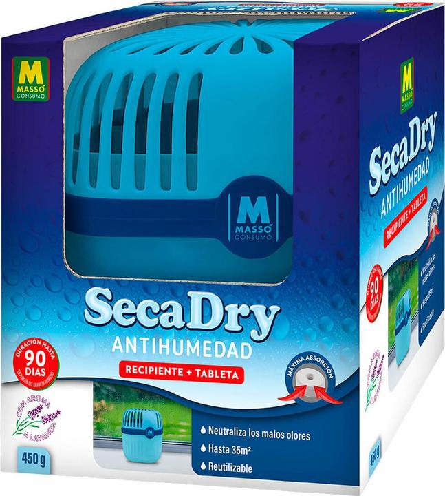 Massó Secadry anti-humidity container + tablet 450 g (35 m², 24.00 l/24h)