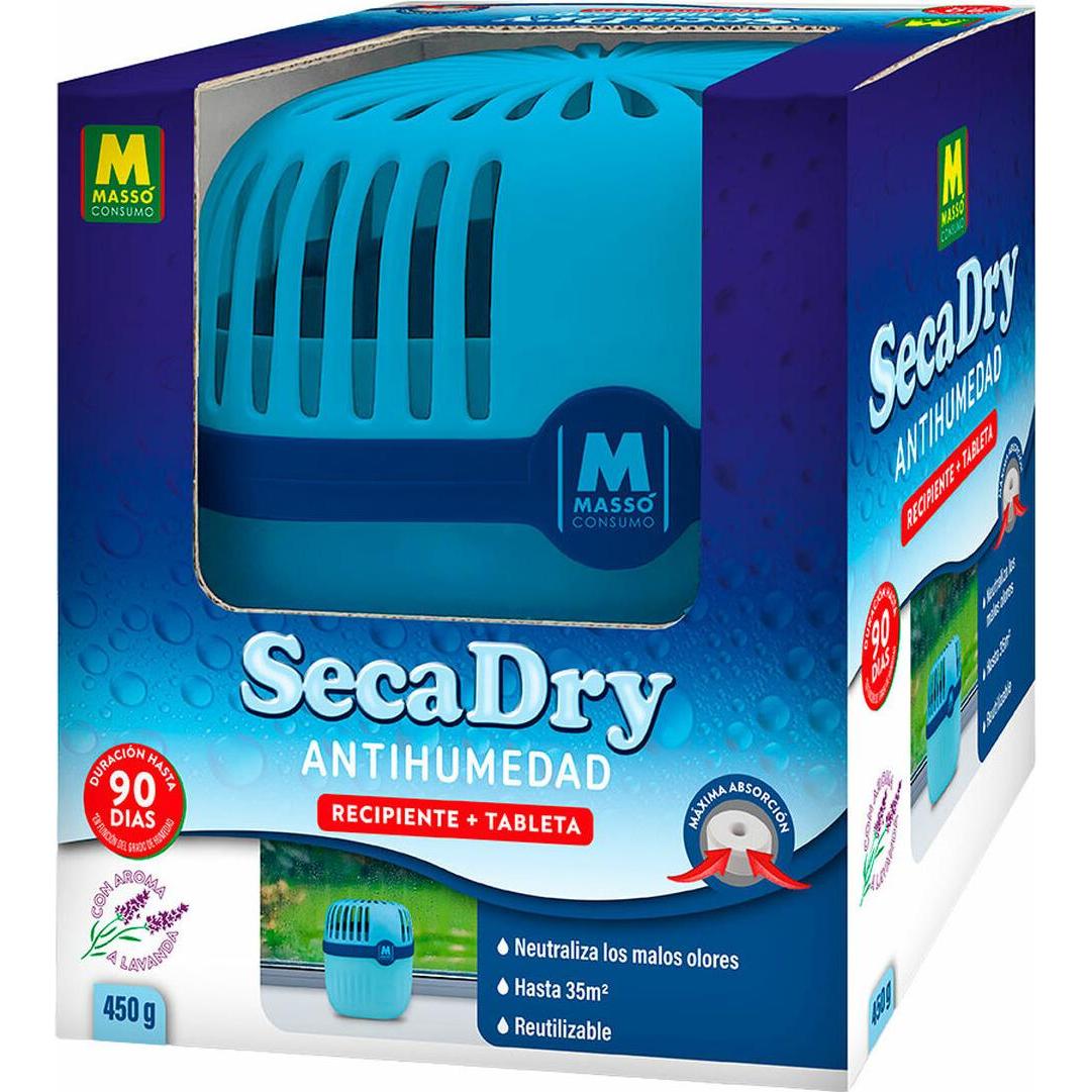 Massó Secadry anti-humidity container + tablet 450 g, Deumidificatore