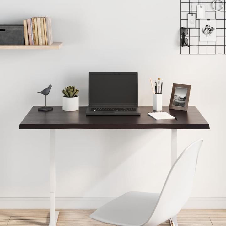 Immagine prodotto VidaXL Tischplatte 100x40x2 cm Massivholz Eiche Behandelt (100 x 40 x 2 cm)