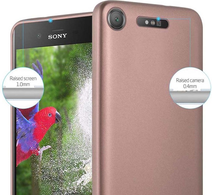 Productafbeelding Cadorabo TPU matte metalen hoes (Sony Xperia XZ1)