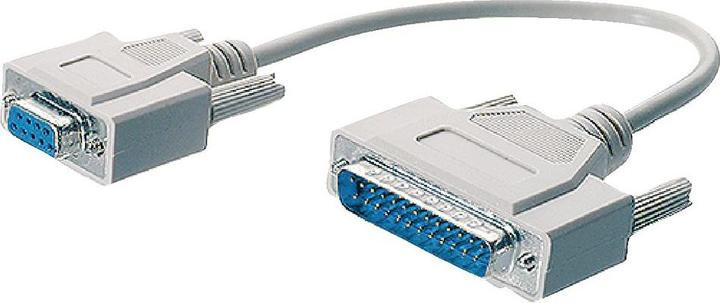 Actual product image Roline DB9-Bu to DB25-St (3 m, VGA)