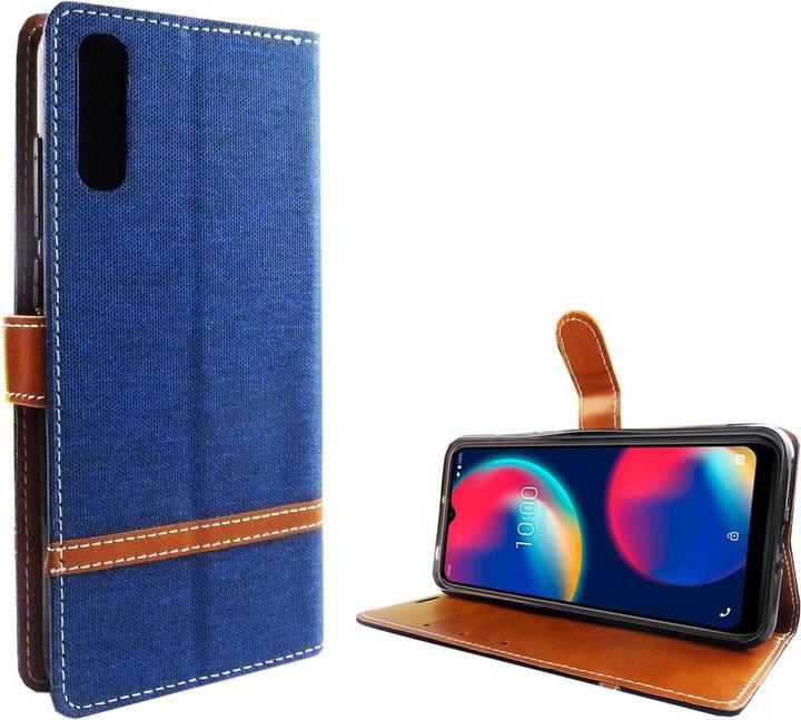Produktbild König Design Hülle Handy Schutz für Wiko View 4 Case Cover Tasche Wallet Etui Handyhülle Neu (Wiko View 4)