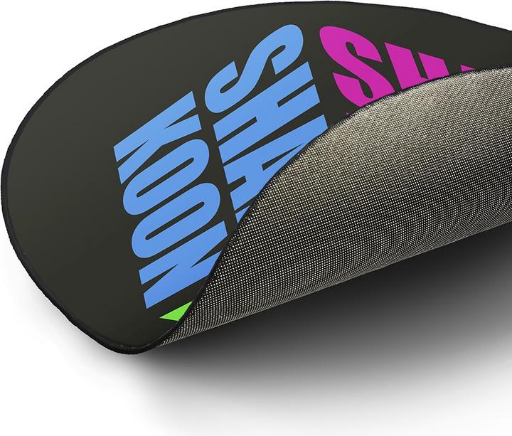 Actual product image Sharkoon Floor protection mat - Cube /pink/green D (120 x 120 cm)