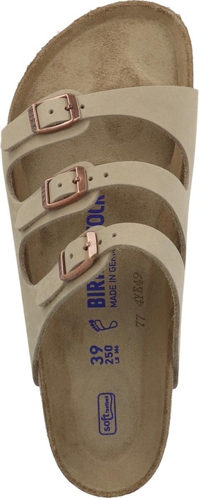 Actual product image Birkenstock Florida SFB geöltes Nubukleder Weichbettung normal - 66003 (39)