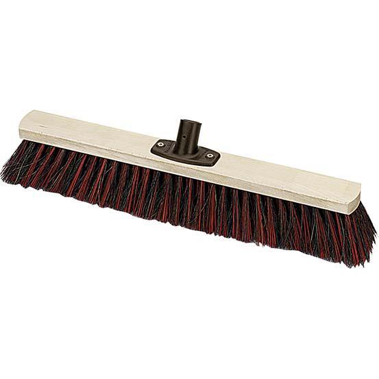 Magni Nölle 235393 Besen "Power-Stick" 50cm aus Arenga/Elaston, Reinigungsutensil, Schwarz