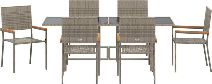 Actual product image vidaXL Garden dining set (190 x 80 x 75 cm)