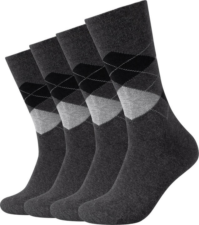 Produktbild Camano Men ca-soft classic argyle Socken 4p (4er Pack, 39, 42)