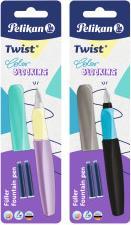 Actual product image Pelikan Fountain pen (cartridge filling system) Twist® colour blocking fountain pen for right- and (Assorted colours)