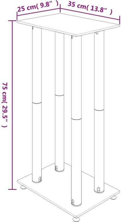 Produktbild vidaXL Mund (1 Paar, Ständer)