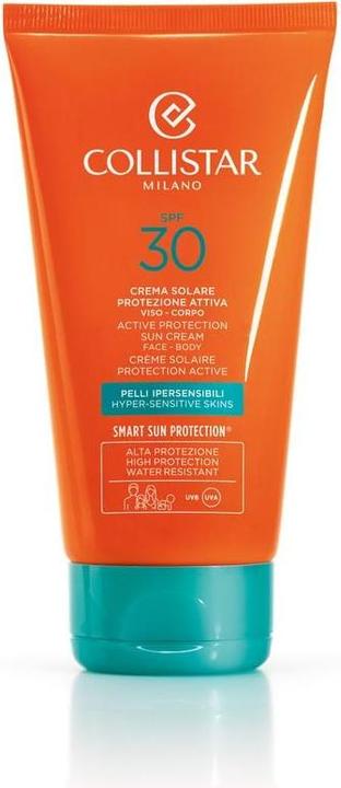 Actual product image Collistar CS Sun - Active Protection Sun Cream face & body SPF30 (Suntan cream, SPF 30, 150 ml, 4.25 g)