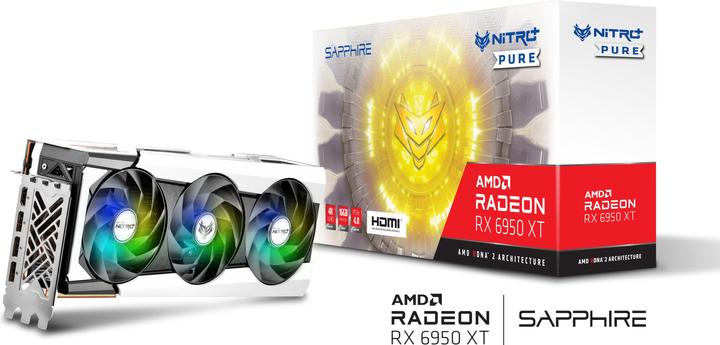 Actual product image Sapphire Nitro+ Radeon RX 6950 XT Pure Gaming OC (16 GB)