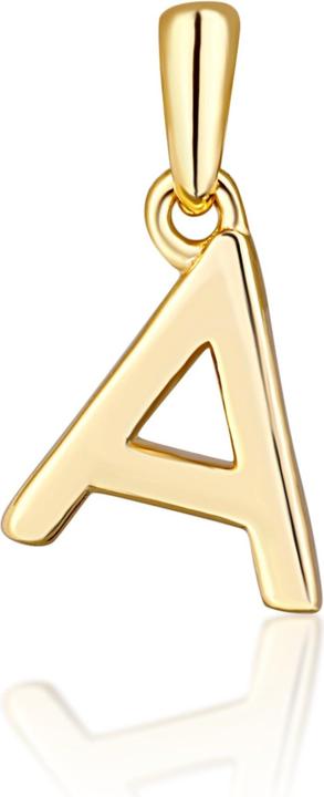 Immagine prodotto JVD Ciondolo minimalista con lettera "A" placcata in oro SVLP0948XH2GO0A