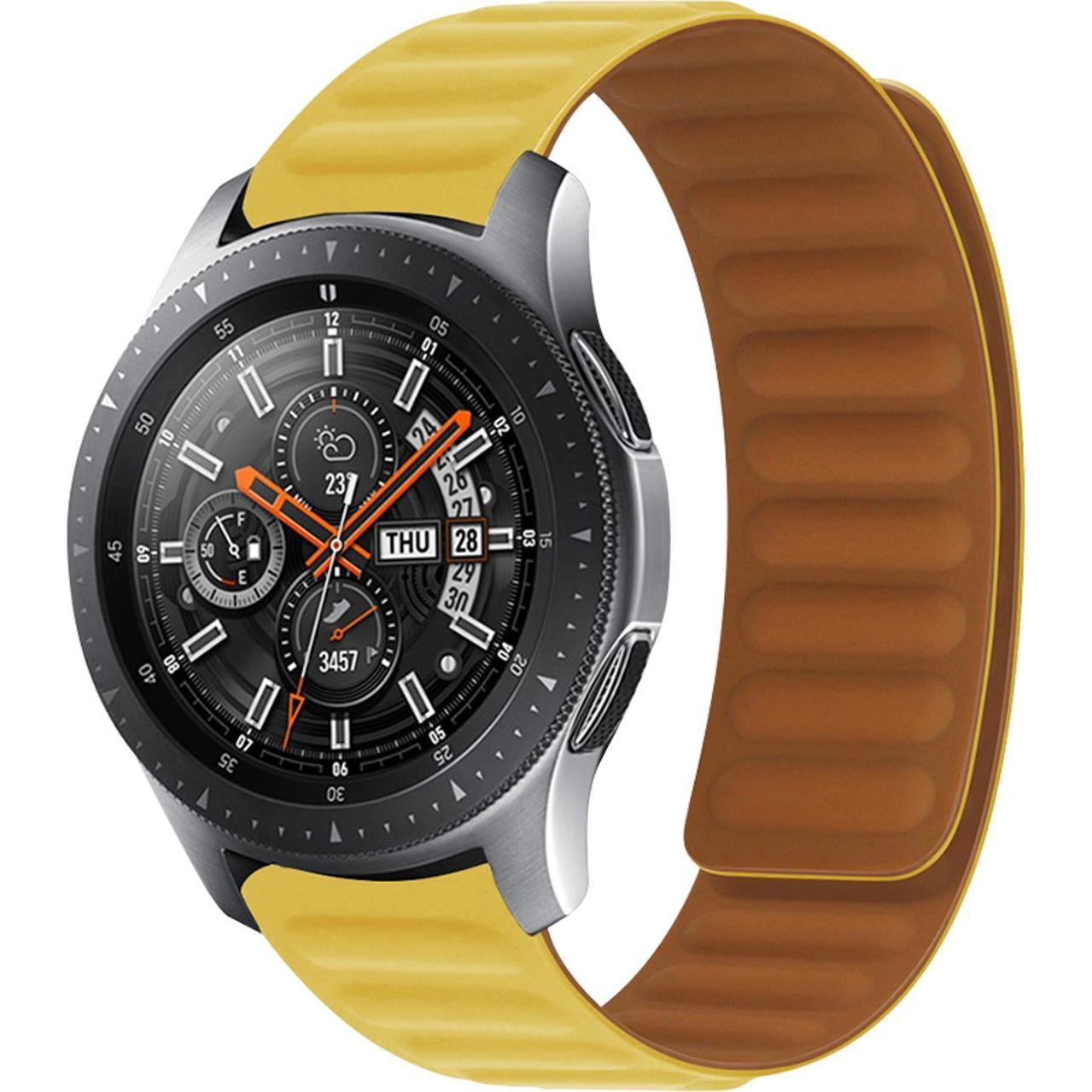 Avizar Ersatzarmband (Silikon, Honor Magic Watch), Uhrenarmband, Gelb