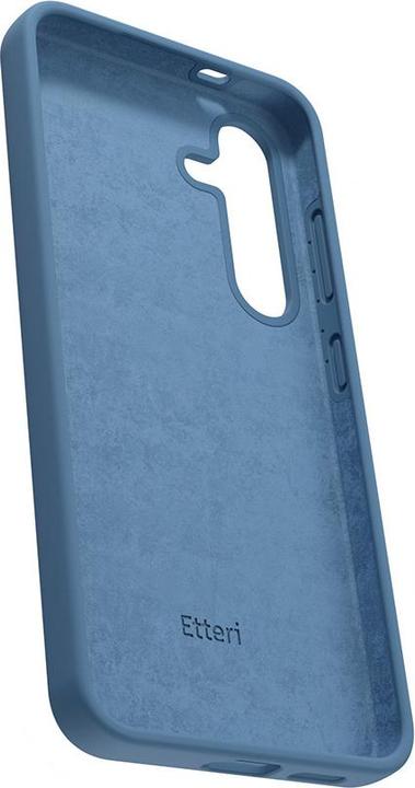 Actual product image Etteri Silicone case for Samsung Galaxy S24 dark blue (Samsung Galaxy S24)